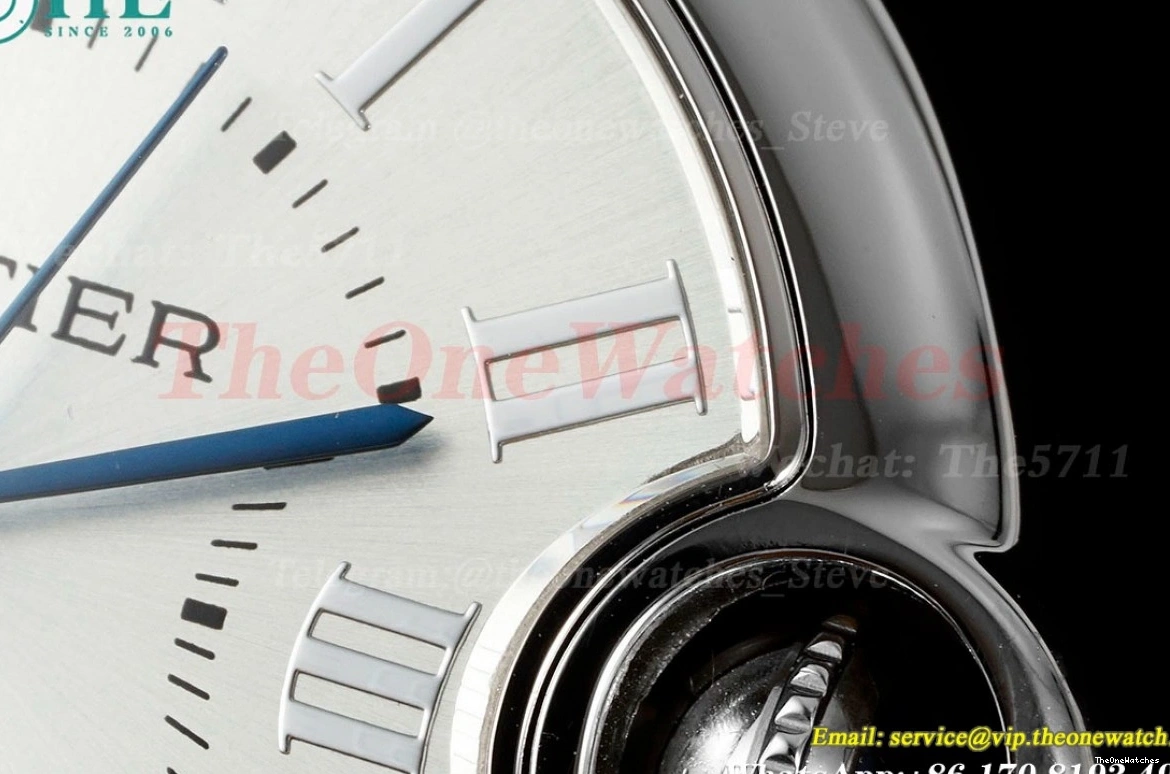 SS De SS Bleu NH05 Cartier AF Dial 33mm Light Ballon Blue 1211